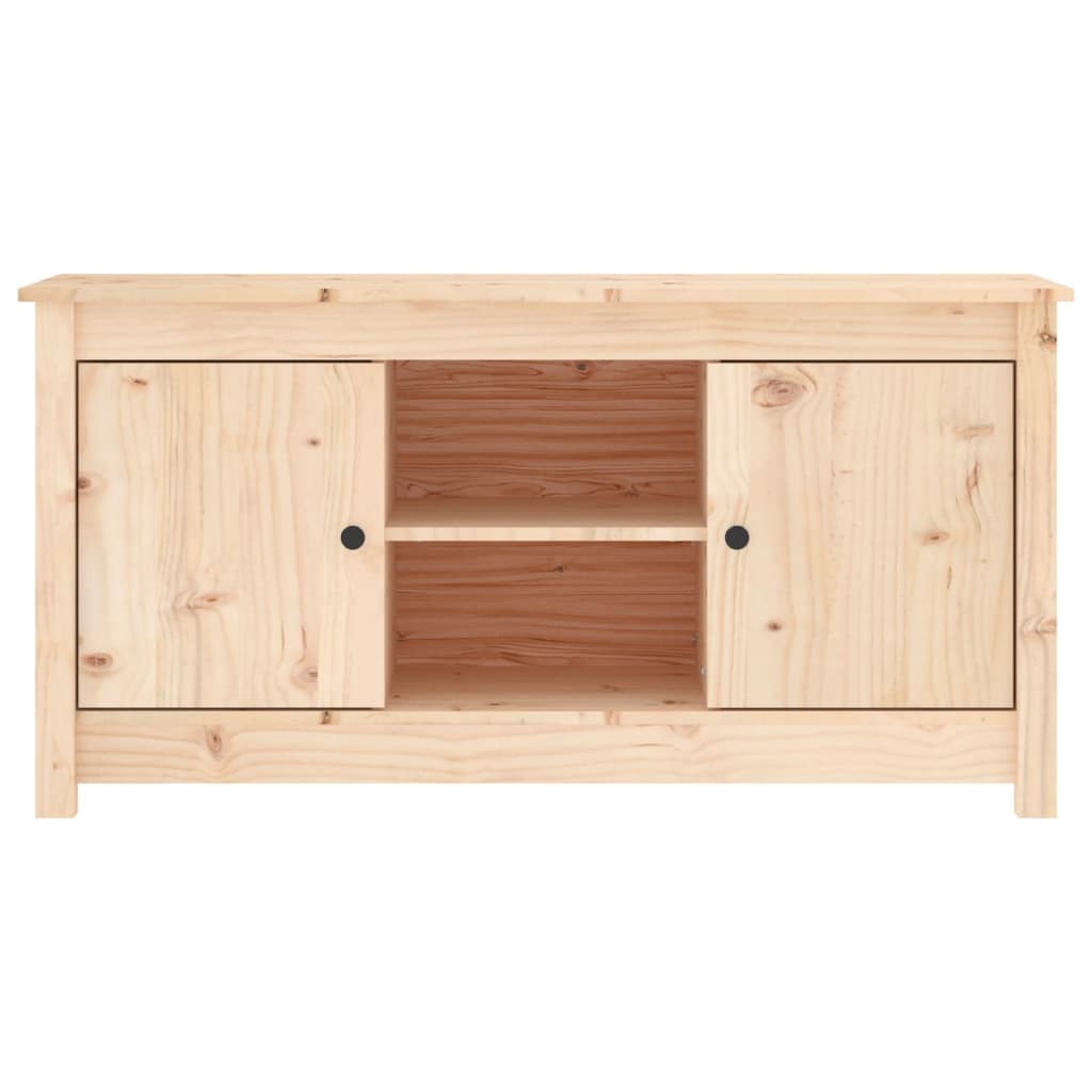 TV-Schrank 103x36,5x52 cm Massivholz Kiefer