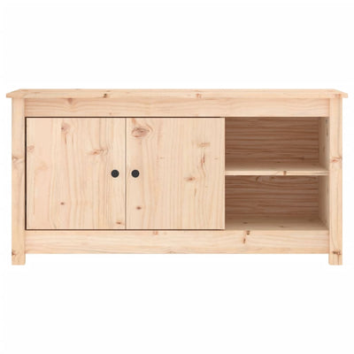 TV-Schrank 103x36,5x52 cm Massivholz Kiefer