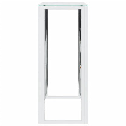 Konsolentisch 110x30x70 cm Edelstahl und Glas