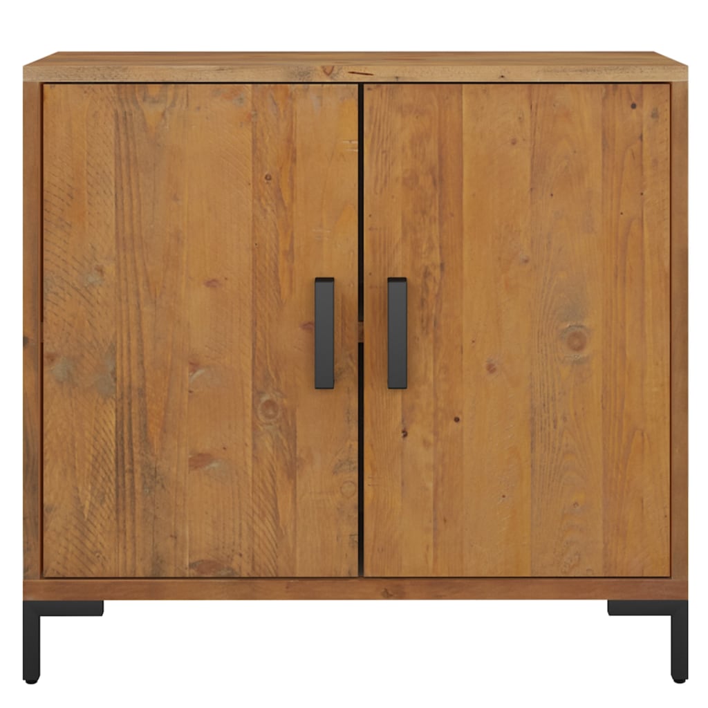 Sideboard Braun 75x35x70 cm Massivholz Kiefer