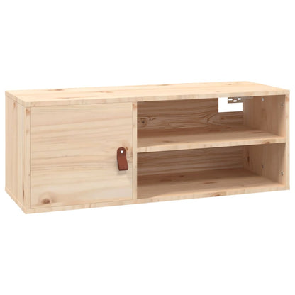 Wandschrank 80x30x30 cm Massivholz Kiefer