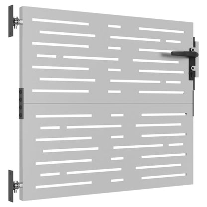 Gartentor 85x75 cm Cortenstahl Quadratisches Design