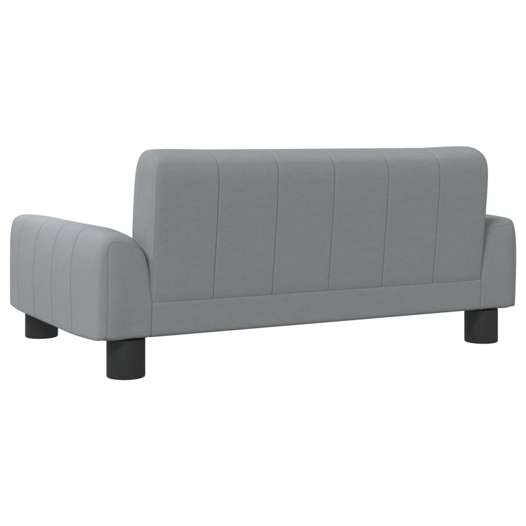 Hundebett Hellgrau 70x45x30 cm Stoff