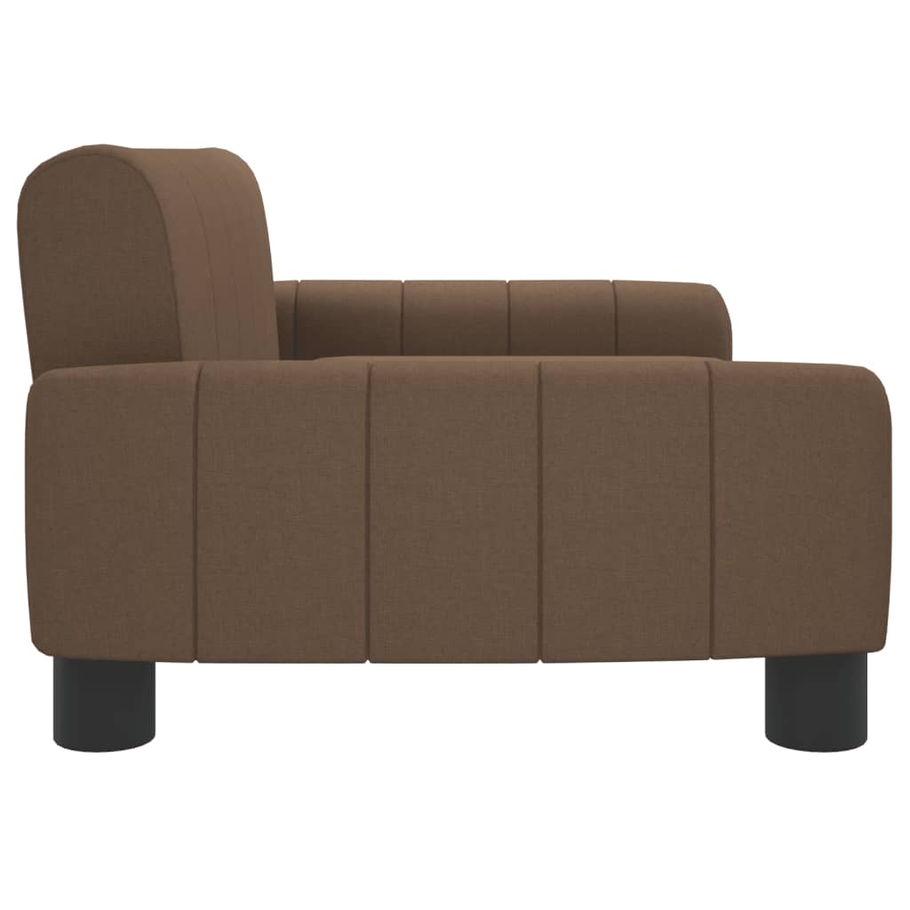 Hundebett Braun 70x45x30 cm Stoff