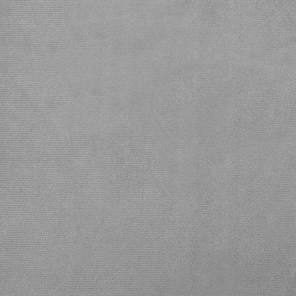 Hundebett Hellgrau 90x53x30 cm Samt