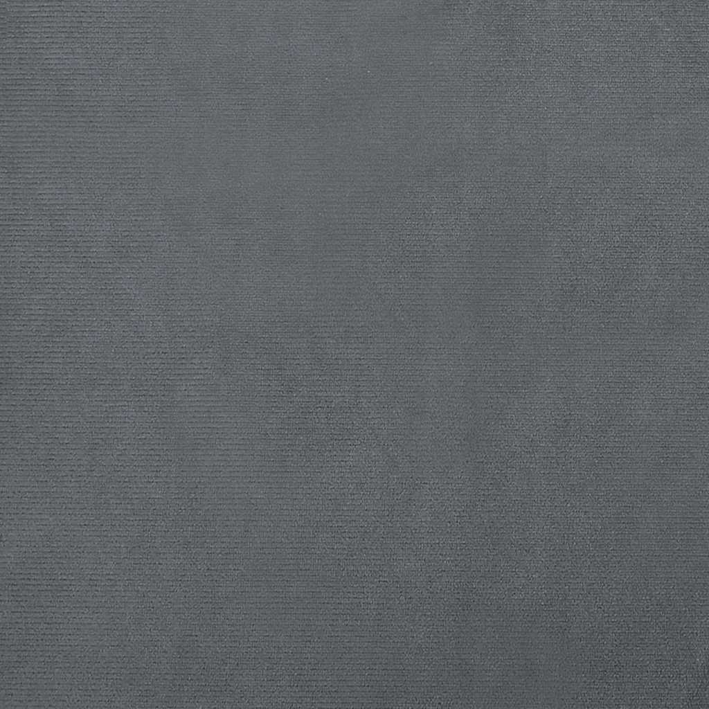 Hundebett Dunkelgrau 90x53x30 cm Samt