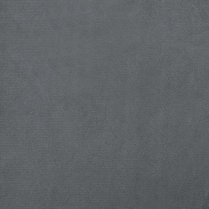 Hundebett Dunkelgrau 90x53x30 cm Samt