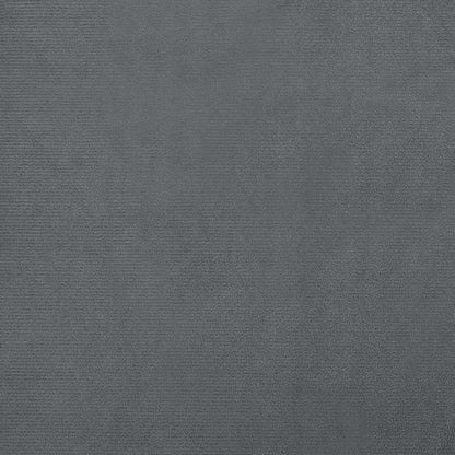 Hundebett Dunkelgrau 70x45x30 cm Samt