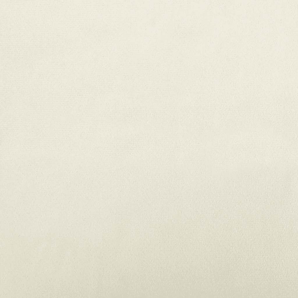 Hundebett Creme 80x45x30 cm Samt