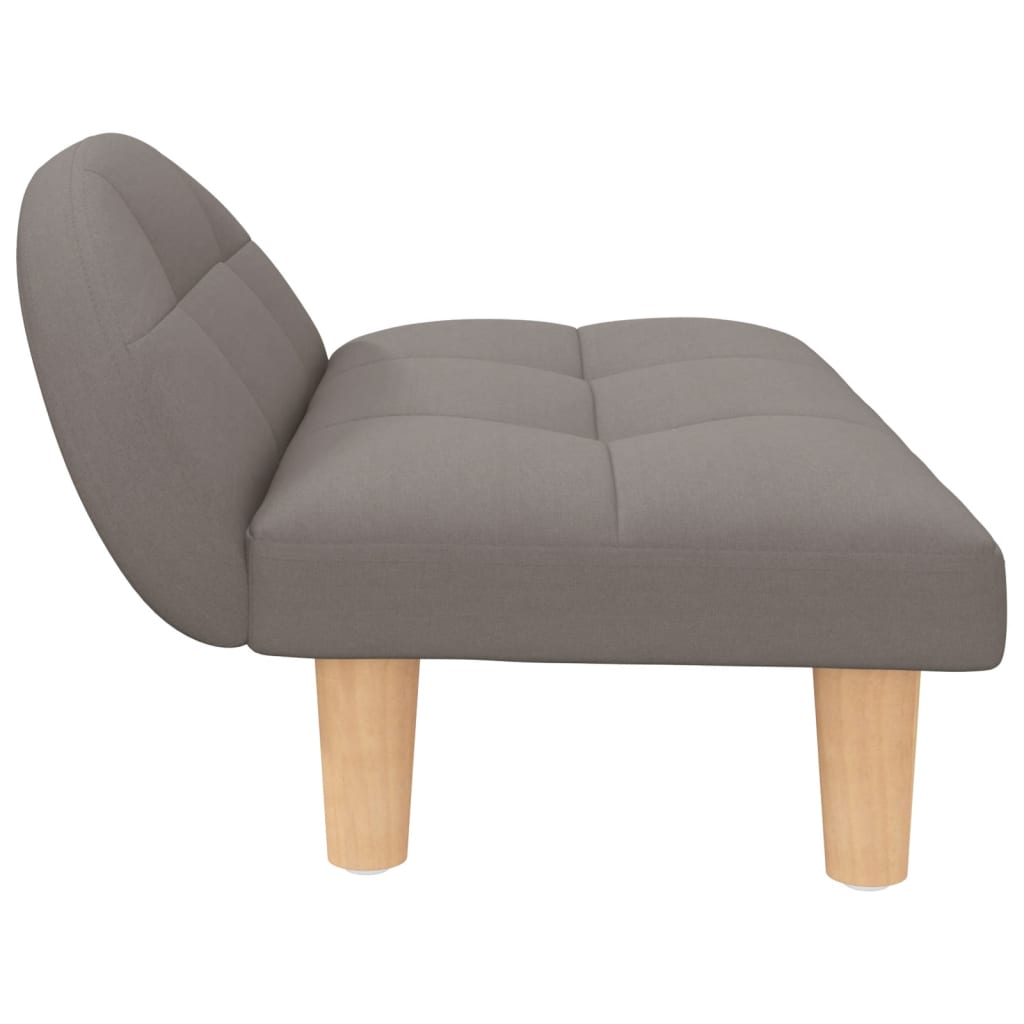 Hundebett Taupe 70x52x30 cm Stoff