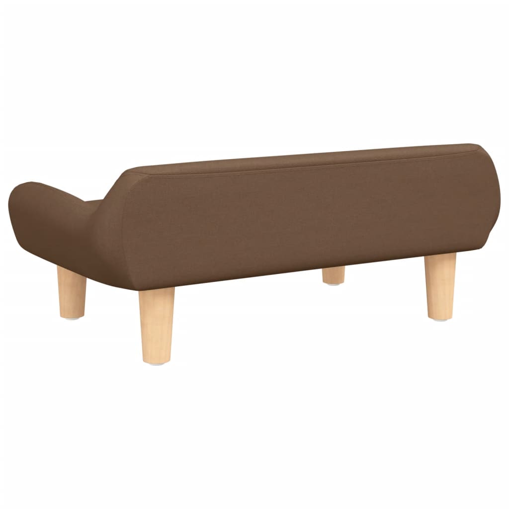 Hundebett Braun 70x40x24 cm Stoff