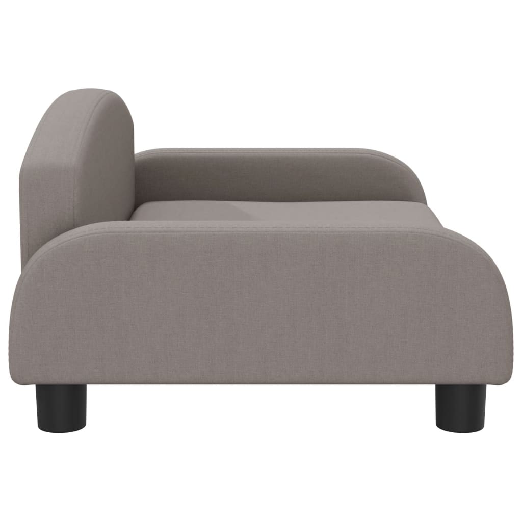 Hundebett Taupe 70x45x30 cm Stoff