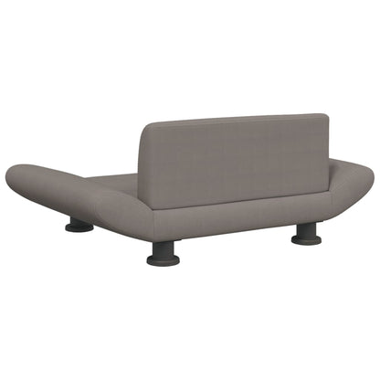 Hundebett Taupe 70x45x28 cm Stoff