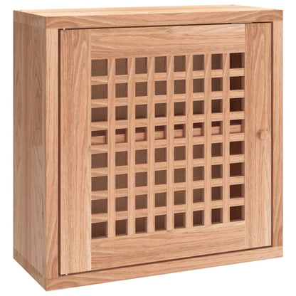 Wandschrank 42x18x42 cm Massivholz Nussbaum