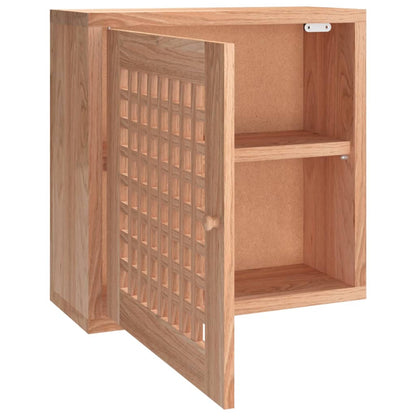 Wandschrank 42x18x42 cm Massivholz Nussbaum