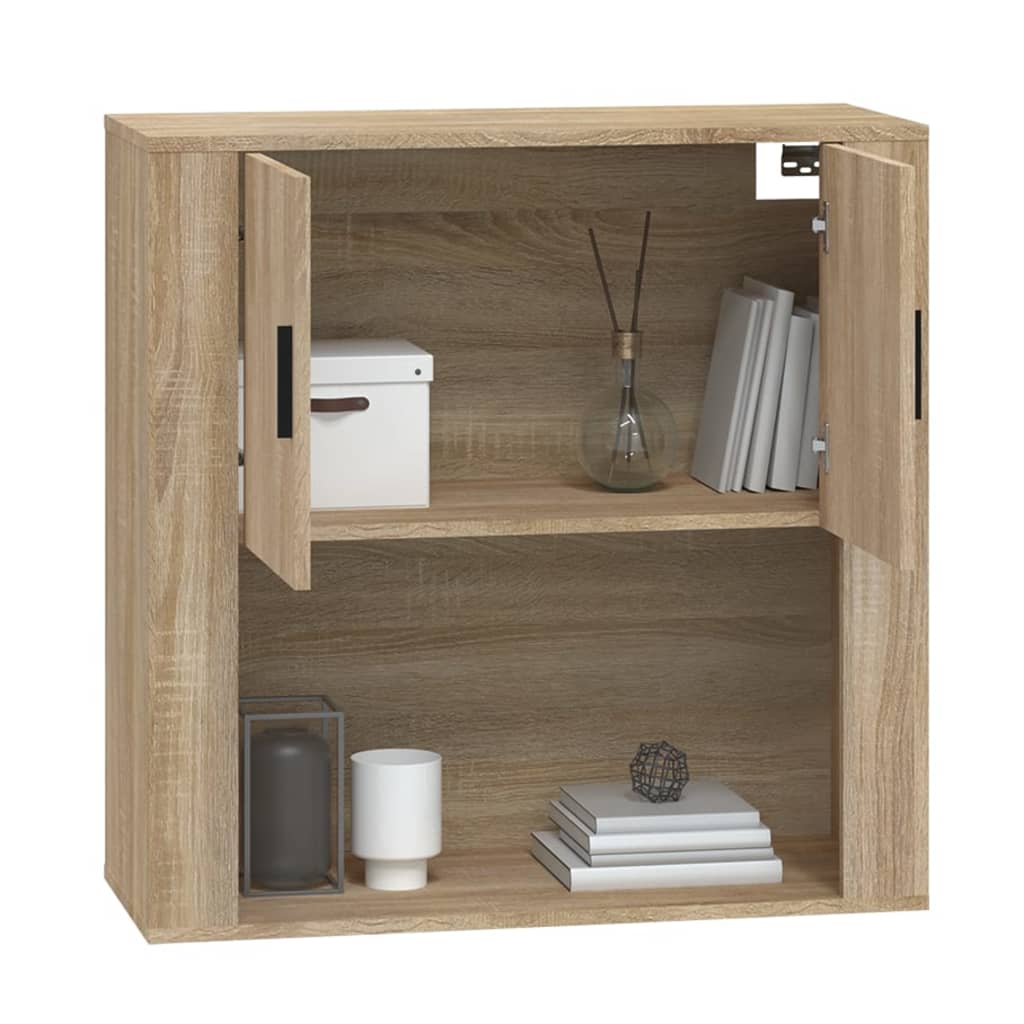 Wandschrank Sonoma-Eiche 80x33x80 cm Holzwerkstoff