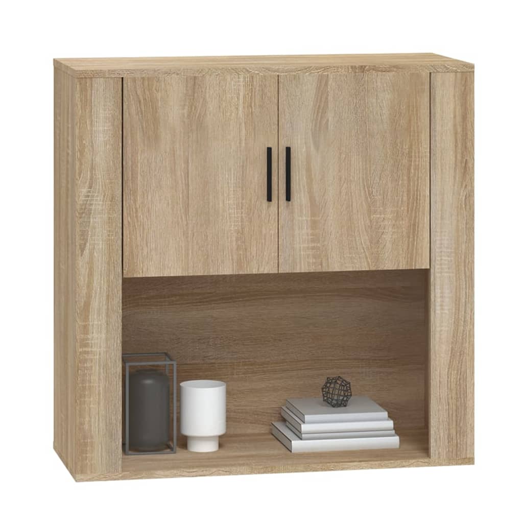 Wandschrank Sonoma-Eiche 80x33x80 cm Holzwerkstoff