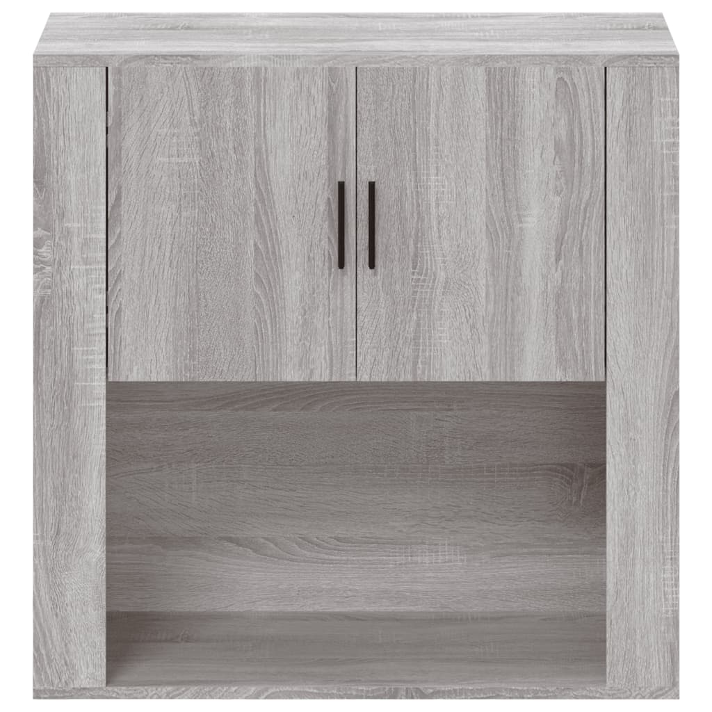 Wandschrank Grau Sonoma 80x33x80 cm Holzwerkstoff