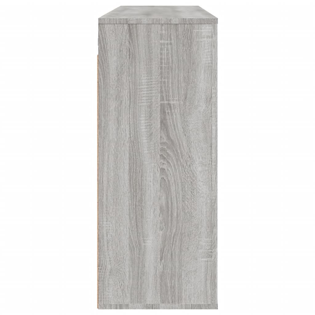 Wandschrank Grau Sonoma 80x33x80 cm Holzwerkstoff