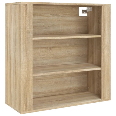 Wandschrank Sonoma-Eiche 80x33x80 cm Holzwerkstoff