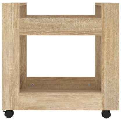 Bürowagen Sonoma-Eiche 60x45x60 cm Holzwerkstoff