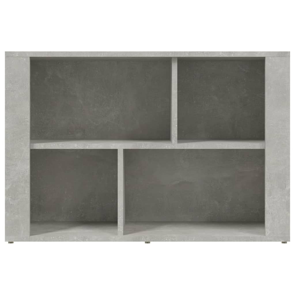 Sideboard Betongrau 80x30x54 cm Holzwerkstoff