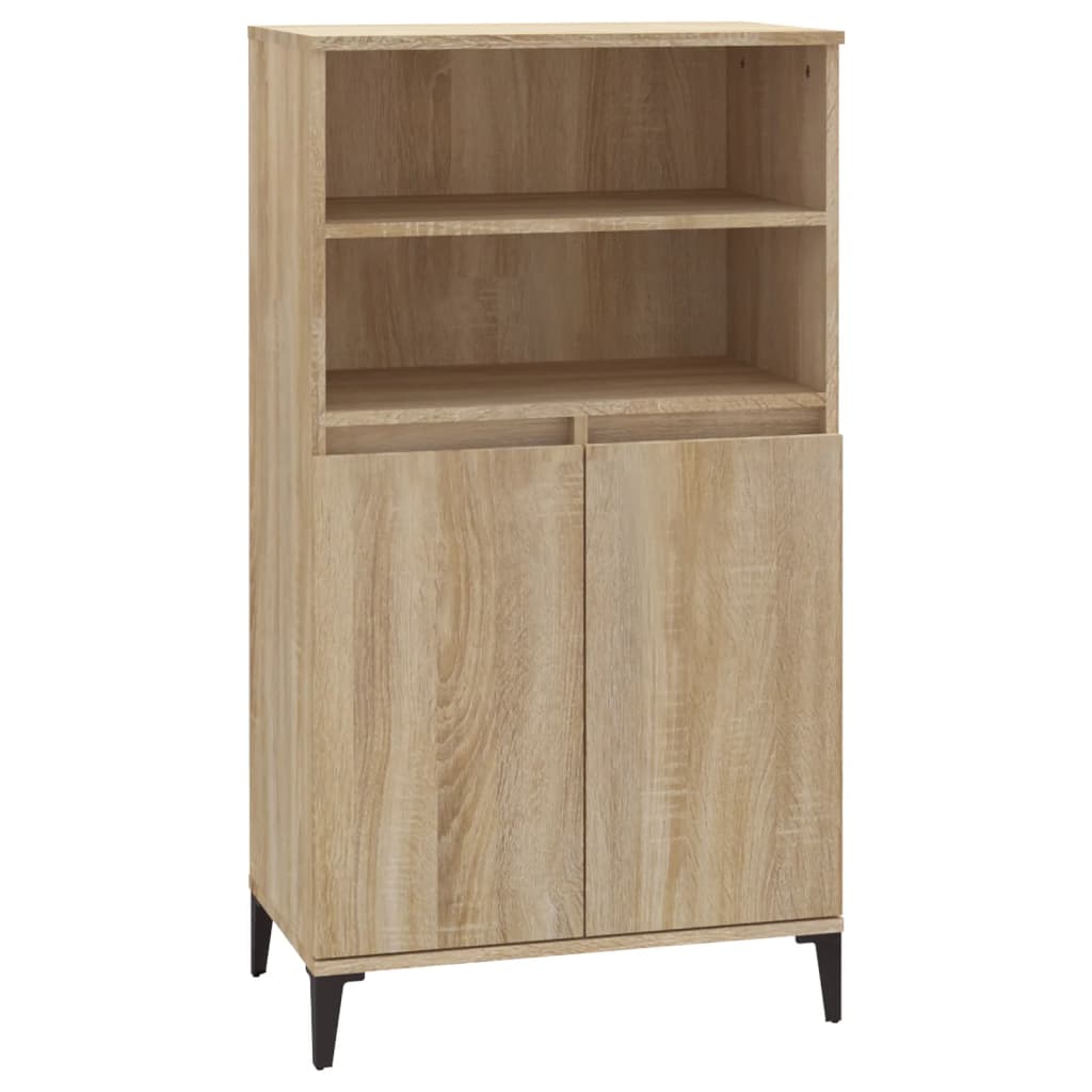 Highboard Sonoma-Eiche 60x36x110 cm Holzwerkstoff