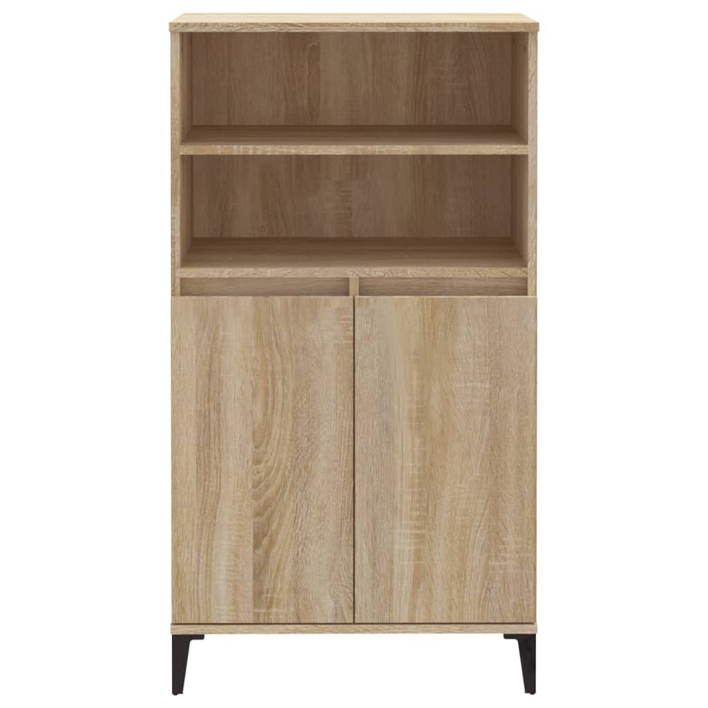 Highboard Sonoma-Eiche 60x36x110 cm Holzwerkstoff