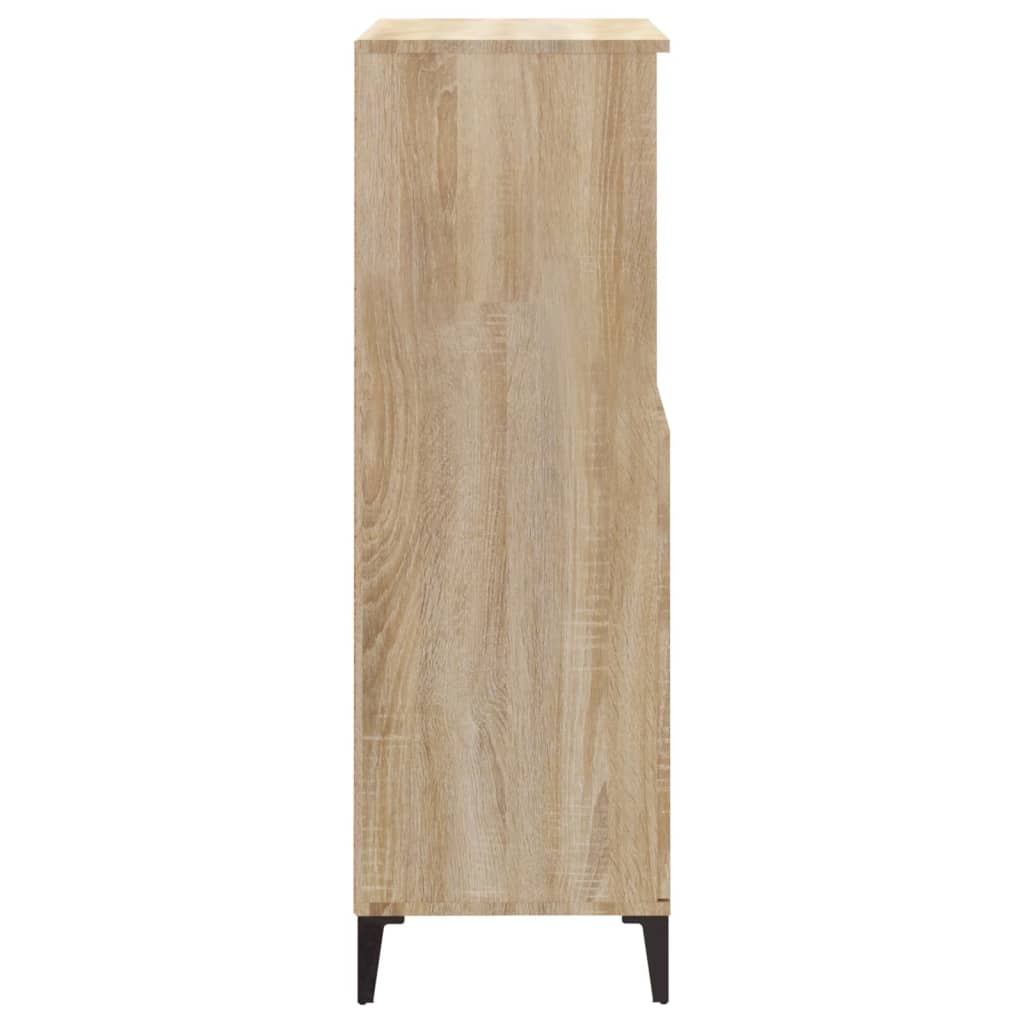 Highboard Sonoma-Eiche 60x36x110 cm Holzwerkstoff