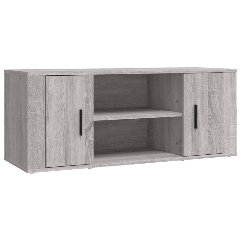 TV-Schrank Grau Sonoma 100x35x40 cm Holzwerkstoff