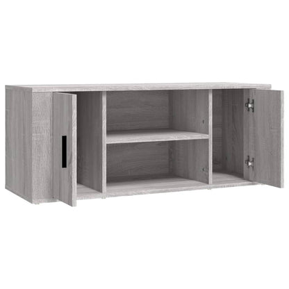 TV-Schrank Grau Sonoma 100x35x40 cm Holzwerkstoff