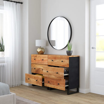 Sideboards 2 Stk. 60x33x75 cm Massivholz Akazie