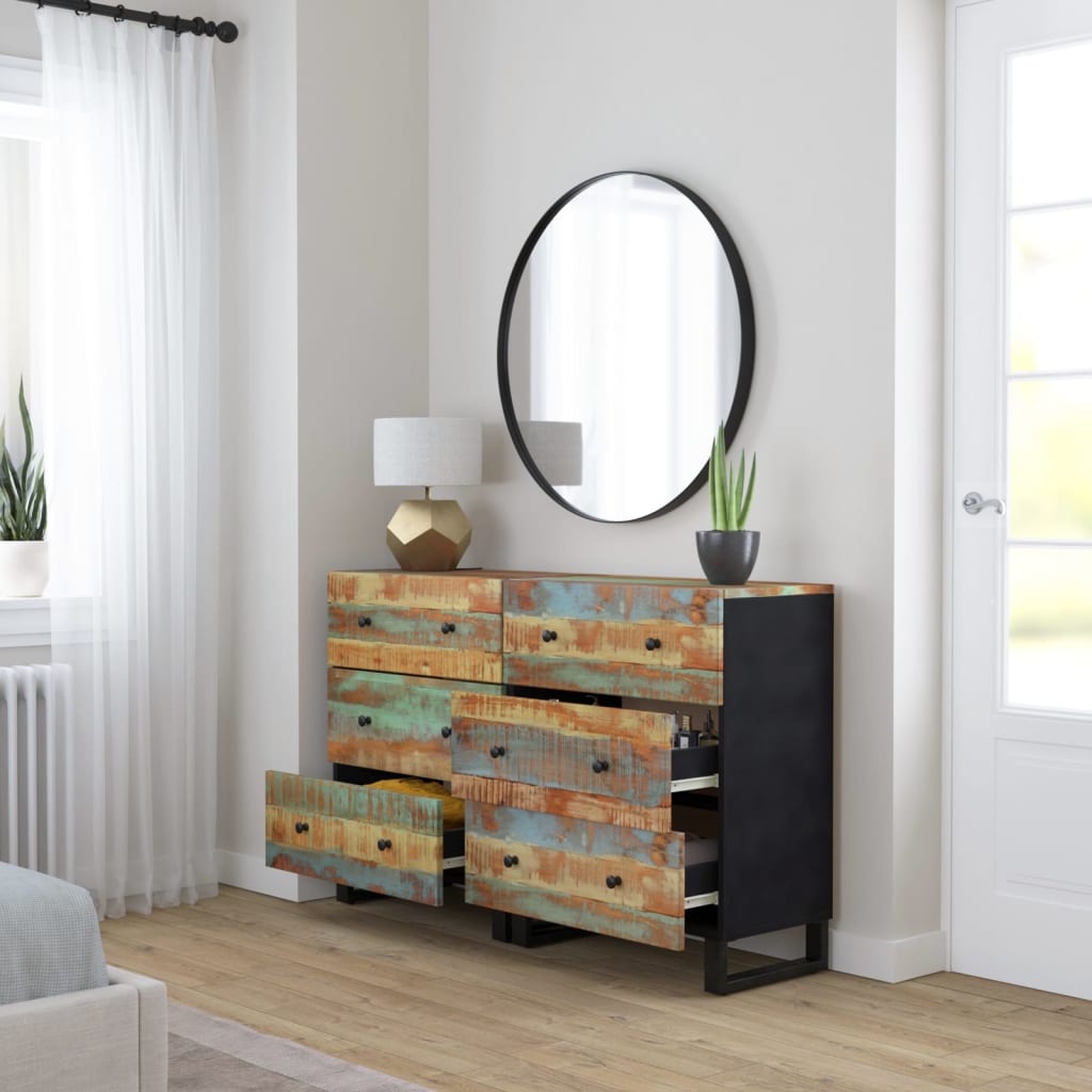 Sideboards 2 Stk. 60x33x75 cm Altholz Massiv