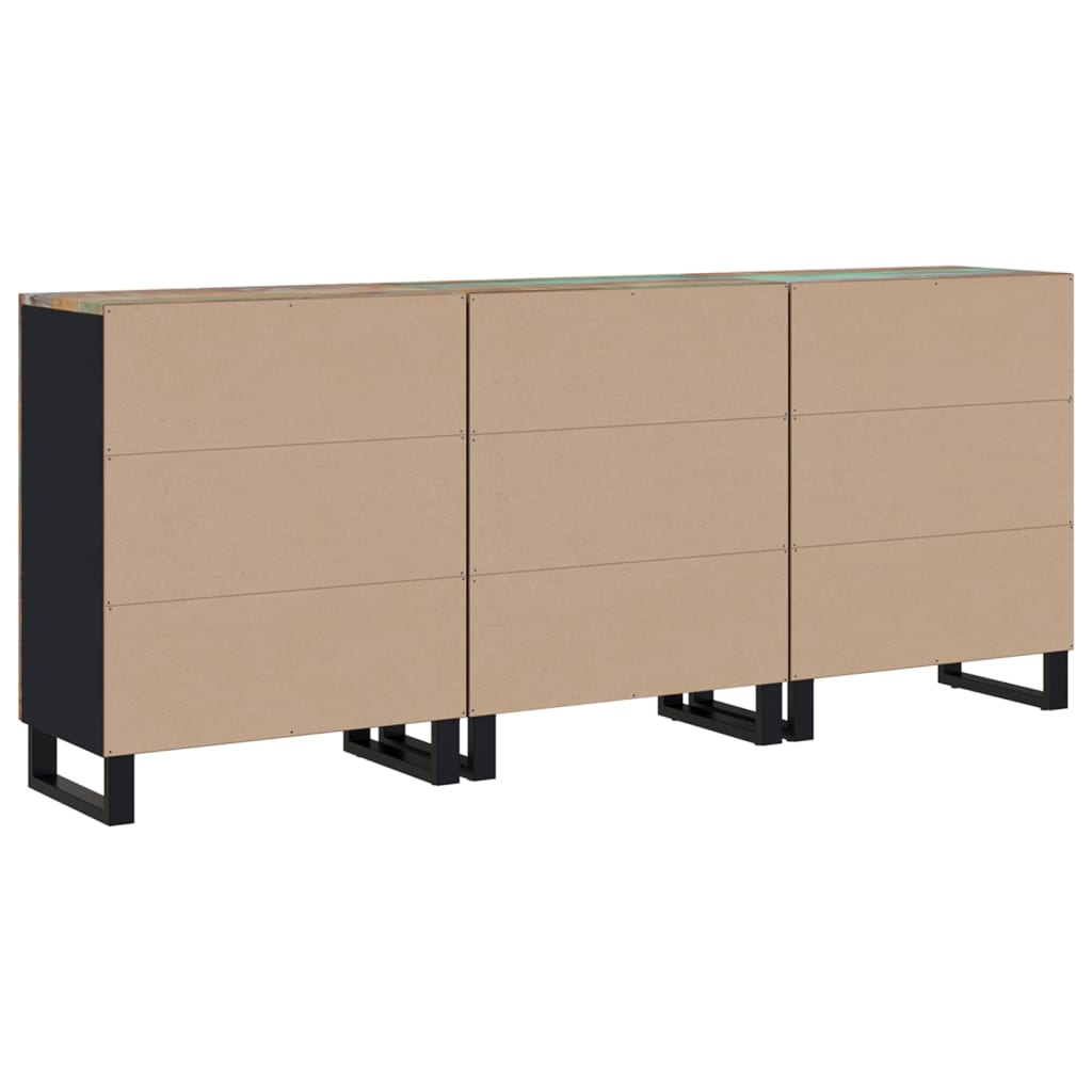 Sideboards 3 Stk. Altholz Massiv