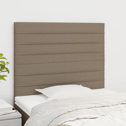 Kopfteile 2 Stk. Taupe 90x5x78/88 cm Stoff