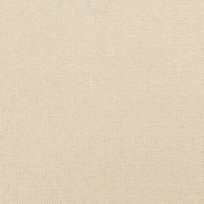 Kopfteil mit Ohren Creme 183x23x118/128 cm Stoff