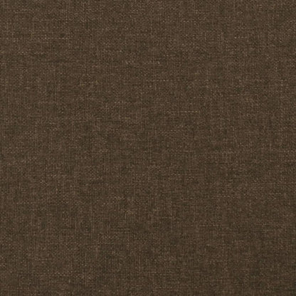 Kopfteil mit Ohren Dunkelbraun 83x23x118/128 cm Stoff