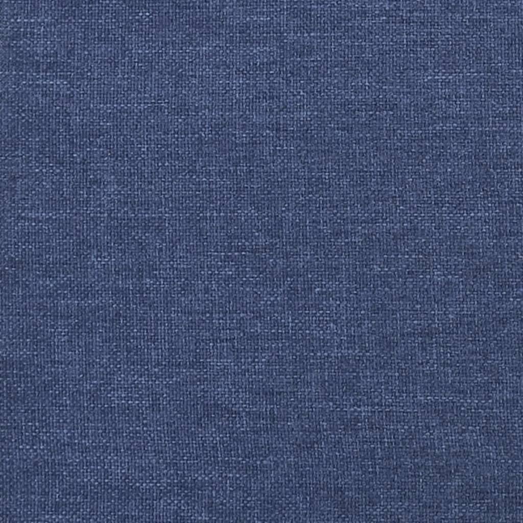 Kopfteil mit Ohren Blau 103x16x78/88 cm Stoff