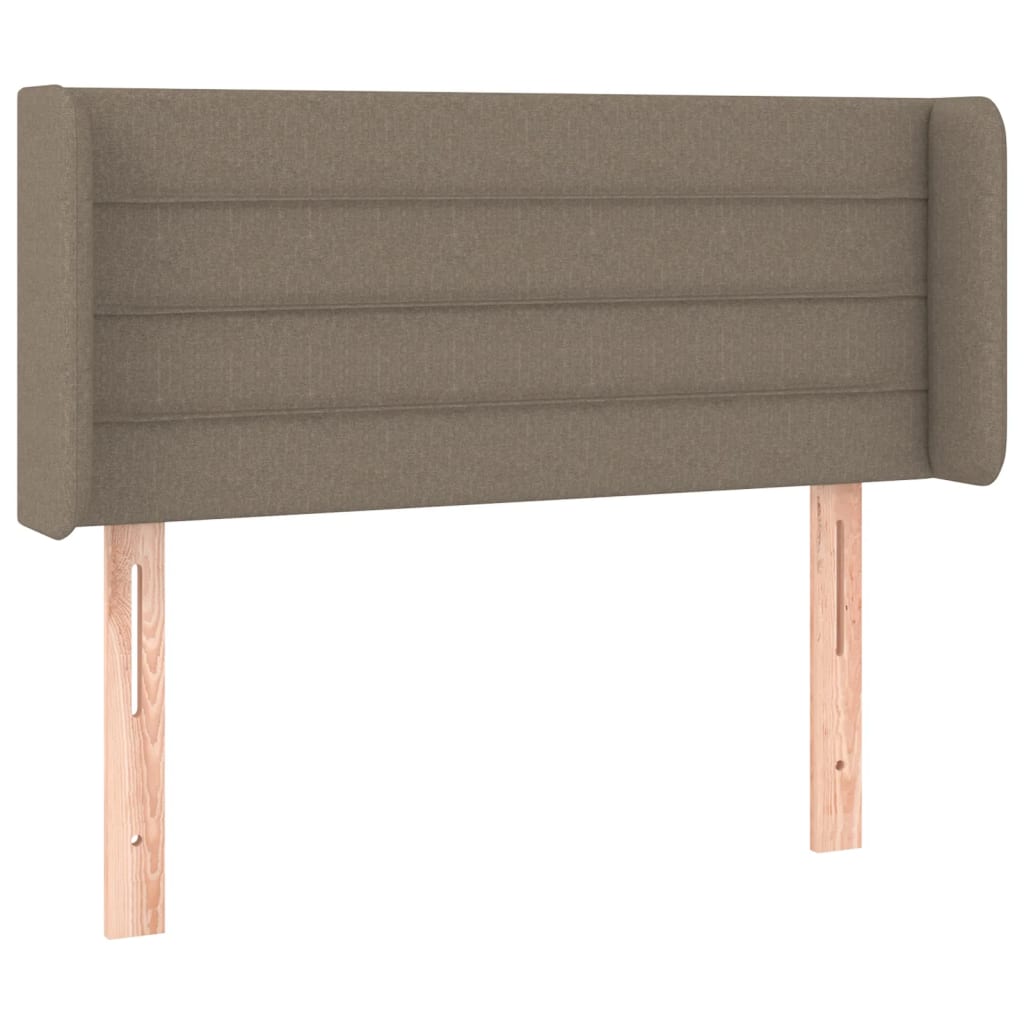 LED Kopfteil Taupe 83x16x78/88 cm Stoff