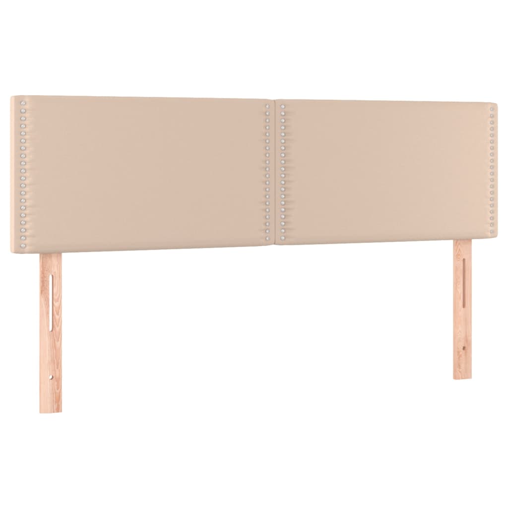 Boxspringbett Matratze Cappuccino-Braun 140x200cm Kunstleder