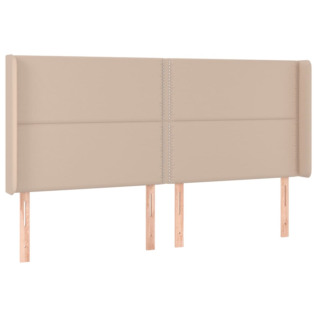 Boxspringbett mit Matratze & LED Cappuccino-Braun 160x200cm