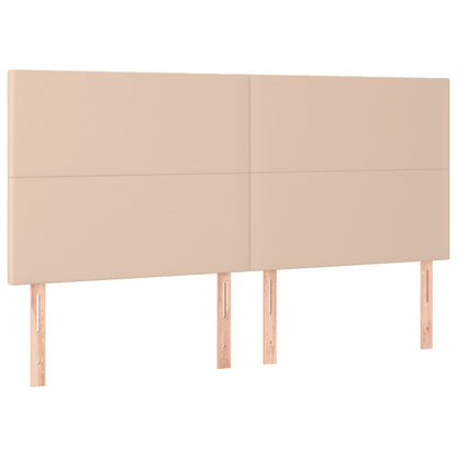 Boxspringbett mit Matratze & LED Cappuccino-Braun 180x200cm