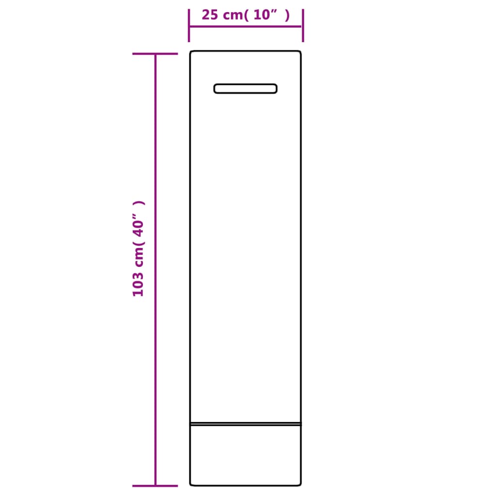 Sandsäcke 50 Stk. Dunkelgrün 103x25 cm HDPE