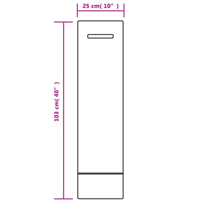 Sandsäcke 100 Stk. Dunkelgrün 103x25 cm HDPE