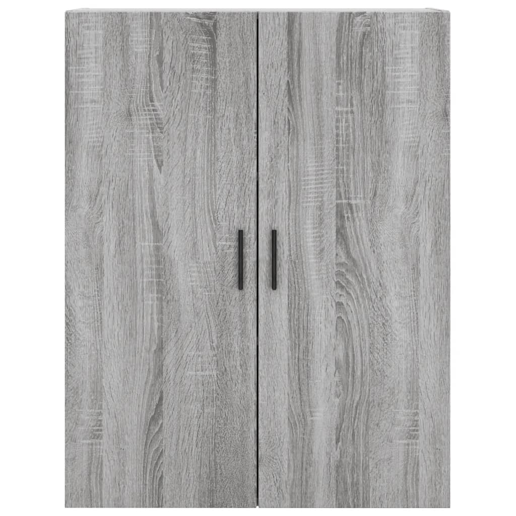 Highboard Grau Sonoma 69,5x34x180 cm Holzwerkstoff