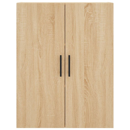 Highboard Sonoma-Eiche 69,5x34x180 cm Holzwerkstoff