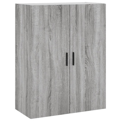 Highboard Grau Sonoma 69,5x34x180 cm Holzwerkstoff