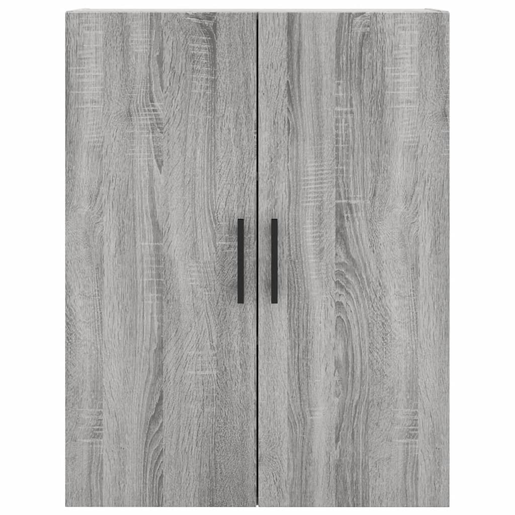 Highboard Grau Sonoma 69,5x34x180 cm Holzwerkstoff