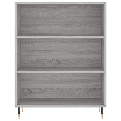 Highboard Grau Sonoma 69,5x34x180 cm Holzwerkstoff