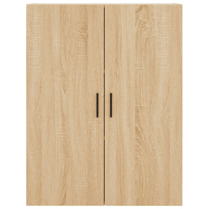 Highboard Sonoma-Eiche 69,5x34x180 cm Holzwerkstoff